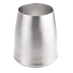 GSI Tableware Glacier Stainless Steel Stemless Wine Glass