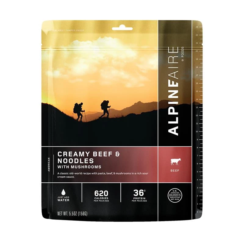 Alpine Aire Foods Camping food Creamy Beef and Noodles with Mushrooms 3 Alpine Aire Foods Camping food Creamy Beef and Noodles with Mushrooms