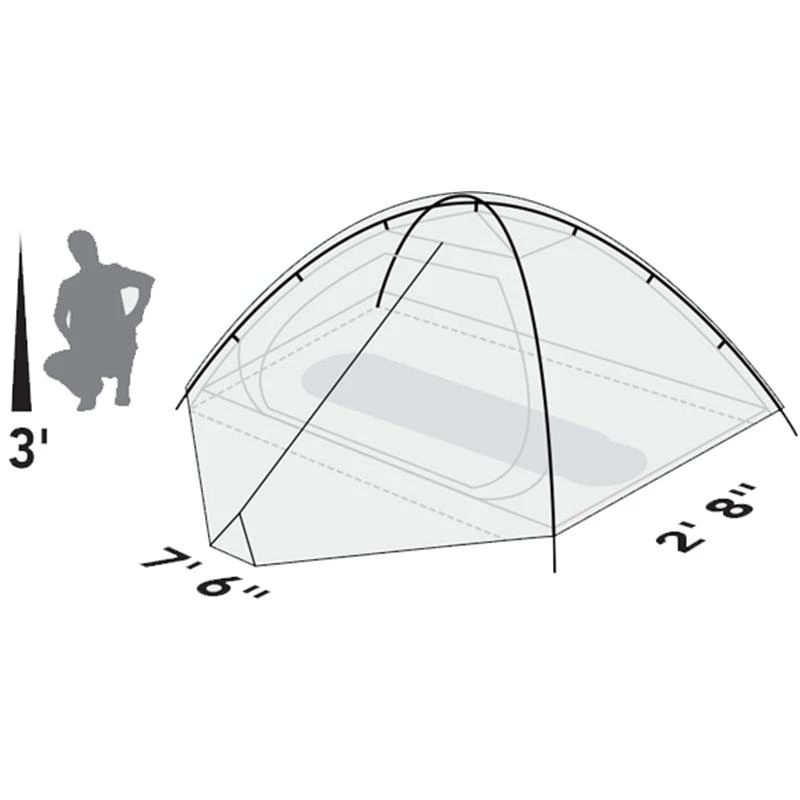 Eureka! 1-3 person tents Midori 1 Solo Tent 5 Eureka! 1-3 person tents Midori 1 Solo Tent - Image 3