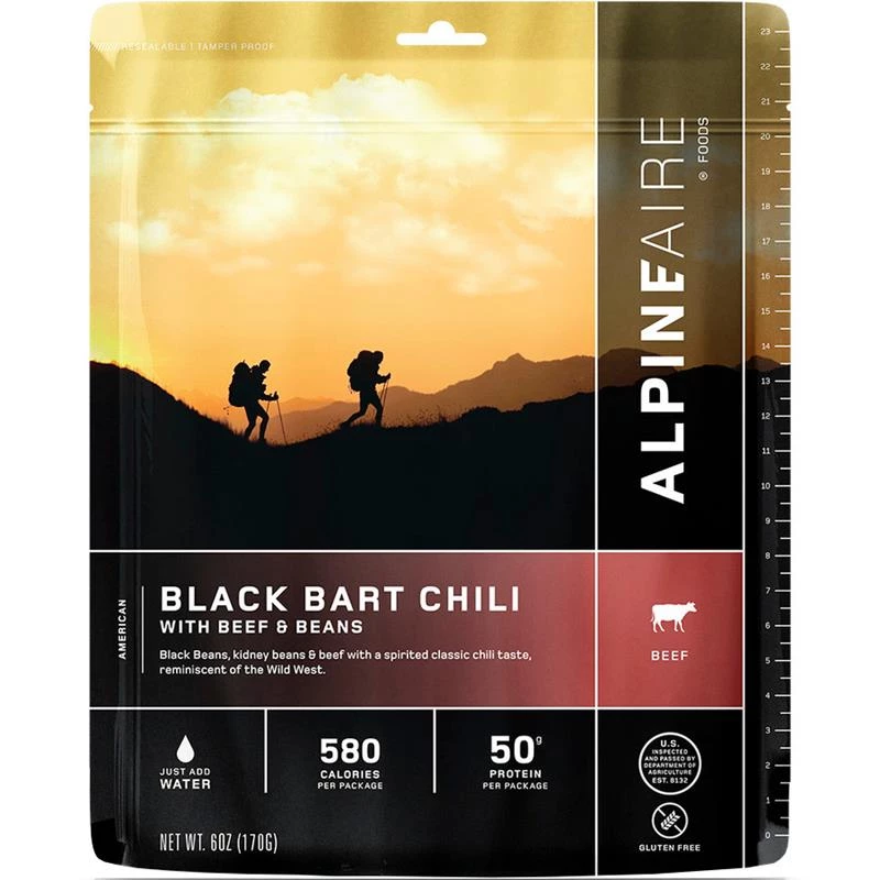 Alpine Aire Foods Camping food Black Bart Chili Bag 3 Alpine Aire Foods Camping food Black Bart Chili Bag