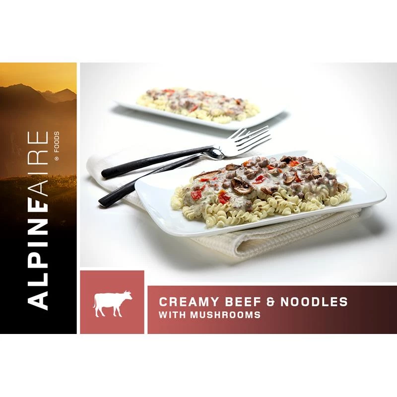 Alpine Aire Foods Camping food Creamy Beef and Noodles with Mushrooms 4 Alpine Aire Foods Camping food Creamy Beef and Noodles with Mushrooms - Image 2