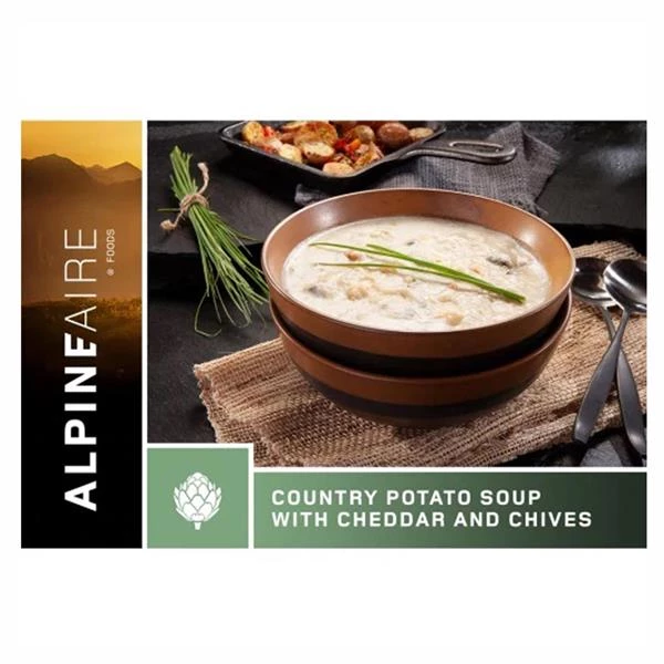 Alpine Aire Foods Camping food Country Potato Soup With Cheddar And Chives 3 Alpine Aire Foods Camping food Country Potato Soup With Cheddar And Chives