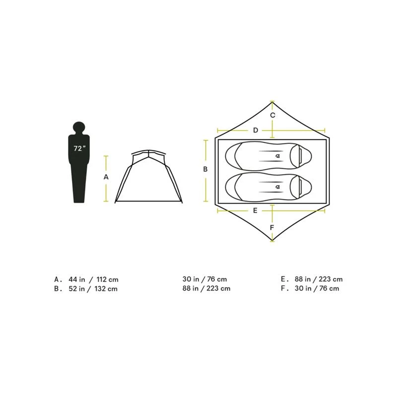 NEMO Equipment Family tents Aurora 2P Backpacking Tent and Footprint 5 NEMO Equipment Family tents Aurora 2P Backpacking Tent and Footprint - Image 3