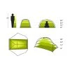 NEMO Equipment Family tents Dragonfly 2P Tent