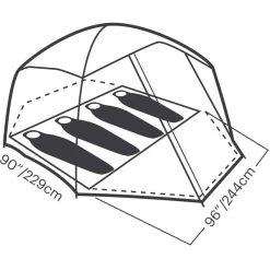 Eureka! Family tents Space Camp 4 Tent 7 Eureka! Family tents Space Camp 4 Tent -Camping gear Sales A05470 2629112 5