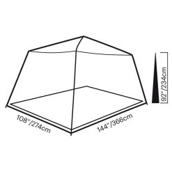 Eureka! Screen tents and solar shelters Nobugzone 3 in 1 Shelter -Camping gear Sales A17067 3 1641611085