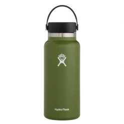 Hydro Flask Water bottles and hydration packs Hydra Wide Mouth 32oz Insulated Bottle -Camping gear Sales A29877 w32ts2 olive 1636746463