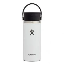 Hydro Flask Water bottles and hydration packs Hydra Coffee Flex Sip 16oz Insulated Bottle -Camping gear Sales A29884 w16cx2 white