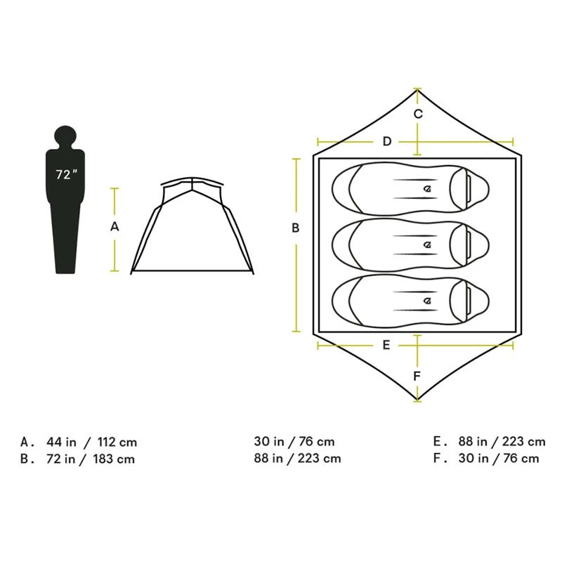 NEMO Equipment Prospector tents Aurora 3P Backpacking Tent and Footprint 5 NEMO Equipment Prospector tents Aurora 3P Backpacking Tent and Footprint - Image 3