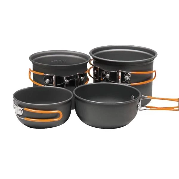 North 49 Camping cookware Trail 5 Pieces Cookset 3 North 49 Camping cookware Trail 5 Pieces Cookset
