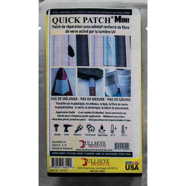 Bullseye Products Tent accessories Quick Patch Mini 3 Bullseye Products Tent accessories Quick Patch Mini