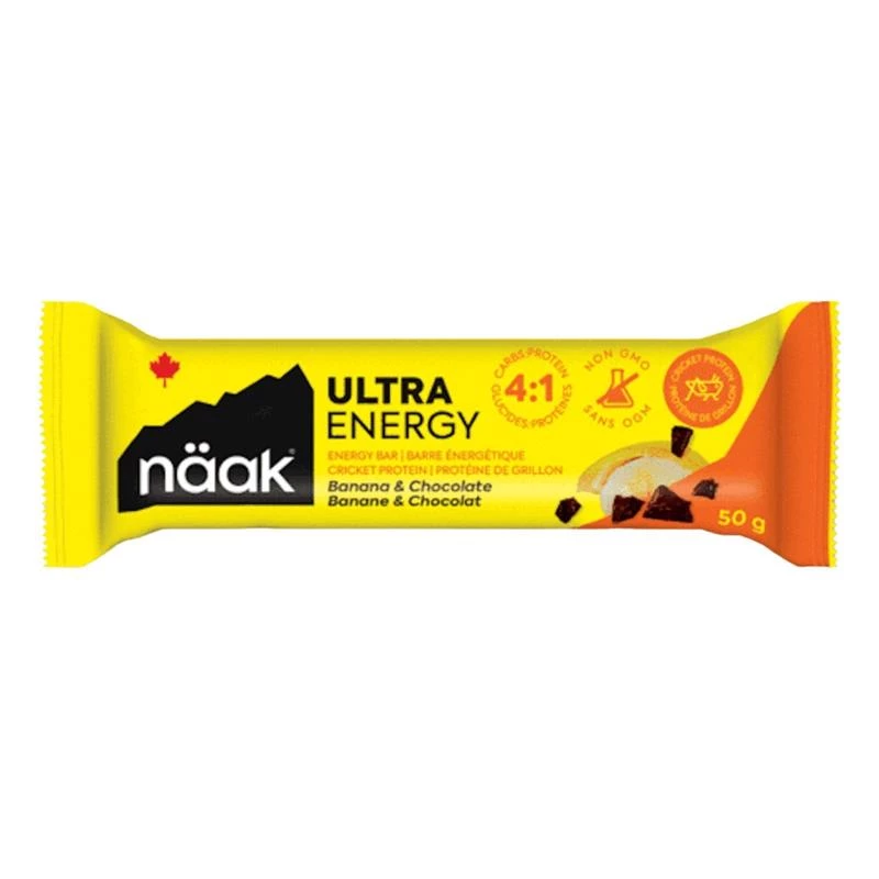 Näak Camping food Ultra Energy Banana and Chocolat Cricket Energy Bar 3 Näak Camping food Ultra Energy Banana and Chocolat Cricket Energy Bar